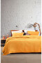 100% Cotton Waffle Double Fringeless Bedspread 230X250/2 Pcs Pillowcases 50X70Cm