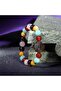 Virgo Zodiac Natural Stone 8mm Clover Bracelet - 3