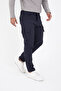 Camp593 Outdoor Softshell Water and Wind Resistant Winter Men's Navy Blue Tactical Pants with Fleece Inside - 3