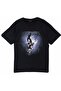Nevermore Printed Unisex 100% Cotton Black T-Shirt