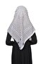 Scarf Palestine Kefiye Unprinted Checkered Black Women's Shawl Polyester Unisex - 7