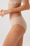 Women's 3-Piece Economical Pack V223823 Chain Stripe Lace Cotton Combed Cotton Slip Panties - 4