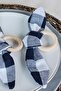 Retro Bow Wooden Napkin Ring Set of 6 - 5