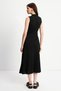 Women's Black Hole Embossed Detail Sleeveless Knitwear Dress - 6