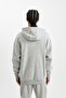 Fit Shaquille O'Neal Boxy Fit Hooded Sweatshirt D1517Ax24Au - 8
