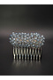 Stylish Crystal Comb for Engagement and Birth - 6X2 Cm, Color Alternative - 6