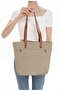 Women's Tote Bag Shoulder Bag Khaki Leather Model Ladi Tnc1013 - 2