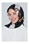 Dj Pure Silk Scarf 7832D - Black and White Twill - 20