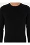 Black Slim Fit Cashmere Silk Blend Crew Neck Knitwear Sweater 50293273-Vr046 - 6