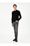 Black Slim Fit Wool Blend Polo Neck Basic Knitwear Sweater 50293274-Vr046 - 4