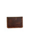 Real Leather Hand-Made Crazy Leather Natural Pattern Passport Case - 2