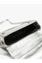 Evening Dress Bag with Cross Shiny Strap Lined - 7