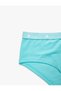 Cotton Hipster Panties with Slogan Printed on the Back - 8