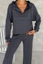 Women's Hooded Zippered Set - 4