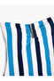 Strapless Swimsuit with Window Detail and Geometric Accessories - 8