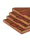 Wood Mdf Jewelry Bracelet Earring Necklace Prayer Bead Box 4-Tier Gift Collectible ( 40 Compartments ) - 2