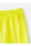 Lcw Baby Ecru Crew Neck Baby Girl Pajama Set with Shorts - 5