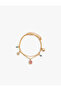 Set of 2 Chain Bracelets with Charm Detail