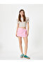 Floral Ruffled T-Shirt Short Sleeve Crew Neck Textured - 2