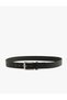 Buckle and Leather Look Belt - 2
