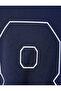 College Printed Oversize Sports T-Shirt - Polo Collar, Short Sleeve - 6