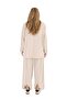 Women's Scuba Fabric Double Suit with Leg Detail - 3