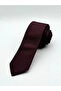 Plum Eyelet Hand Sewn Woven Tie & Handkerchief - 3