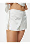 Satin Mini Shorts - Bridal Pajama Bottoms - 5