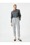 Carrot Trousers with Lace Waist and Pocket Detail - 2