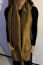 Mustard Color Taffeta Shawl - 2