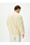 Stand Collar Sweat Slogan Embroidered Long Sleeve - 4