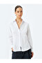 Regular Fit Long Sleeve Classic Lapel Poplin Shirt - 3