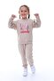 Sequin Embroidered Girls' Tracksuit Set - 5