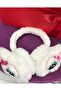 White Cute Fluffy Furry Plush Cat Earmuff Kids Own Production - 3