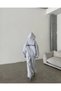 Embroidered Three Thread Sweat Suit - Gray - 2