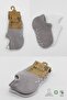 Organic Baby Kids 2-Piece Colors Combed Cotton Non-Slip Sneakers Socks - 7