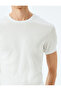 White Slim Fit T-Shirt - 5