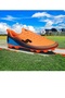 30290 Unisex Orange Black Detail Turf Astroturf Football Boots Kids Soccer Shoes - 2