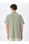 Green Striped T-Shirt - 4