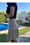 Stone Pleated Mini Skirt - 4