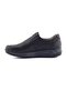 Genuine Leather Men's Casual Walking Shoes - 1650 Black - 3