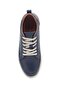 Genuine Leather Men's Sports Walking Shoes 2401 Navy Blue - 3