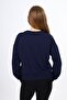 Girls' Off-Shoulder Gauze School Sweatshirt - 5