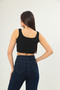Women's Strappy Crop Top Blouse - 6