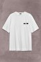 The World Is Flat Speed Track Race Back Front Printed Oversize T-Shirt Unisex T-shirt