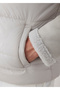 Light Beige Fur Suede Coat - 5