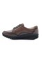 Genuine Leather Women's Casual Walking Shoes - 755 Coffee - 3