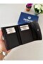 Genuine Leather Women's Wallet, Convenient in Size, Fits in Any Bag, Melen Crocodile Patterned Brown - 3