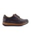 Genuine Leather Men's Casual Walking Shoes - 1853 Brown - 2