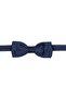 Navy Patterned Bow Tie